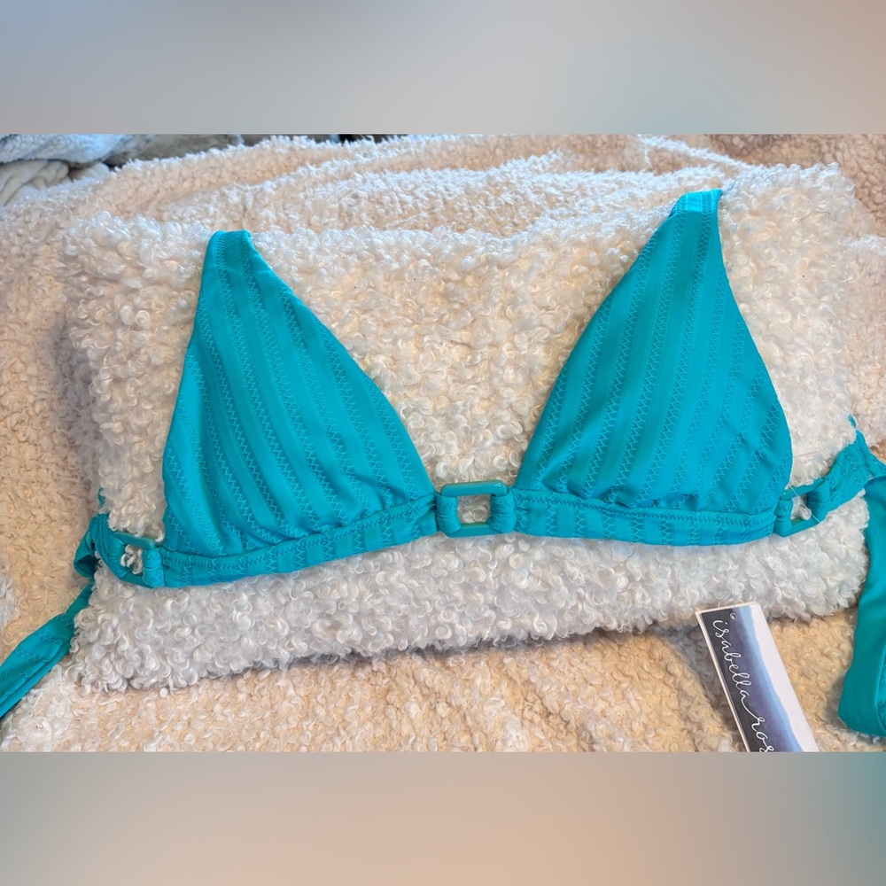 Isabella Rose Women's Teal Bikini Top